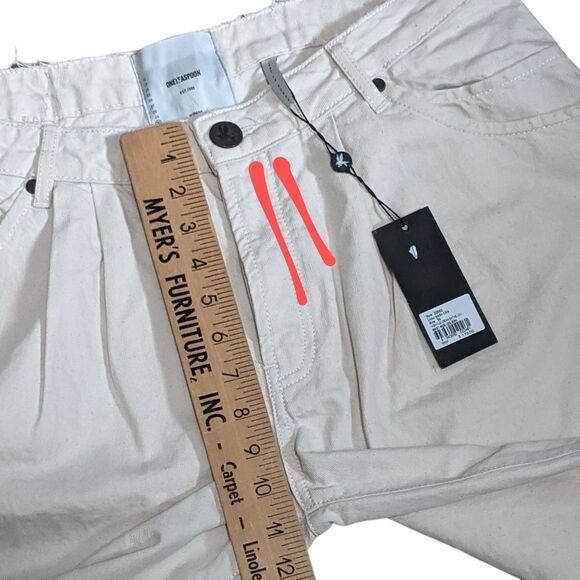 NWT OneTeaspoon Nashville Cream Smiths low waist wide leg jean 22582 size 30 - Picture 4 of 11